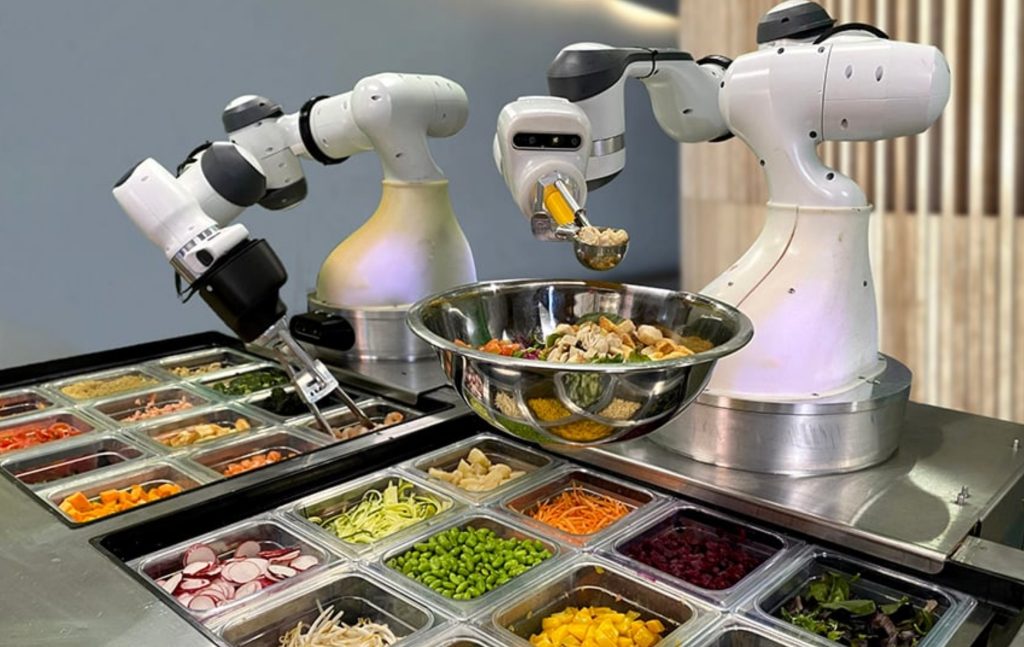 robot food service